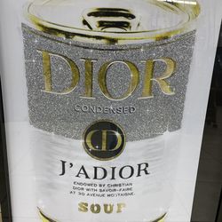 Oliver gal Artist Co. Soup Can Dior Condensed 30x45 Wall Art