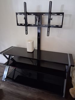 Tv Stand Glass Entertainment Center