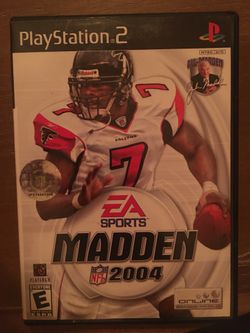 Sony ps2 madden 04
