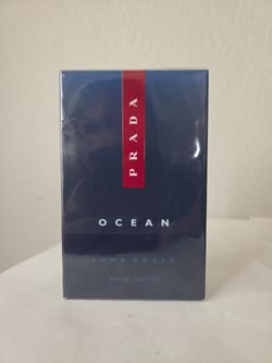 PRADA LUNA ROSSA OCEAN FOR MEN 3.3OZ/100ML EAU DE TOILETTE, NEW SEALED BOX