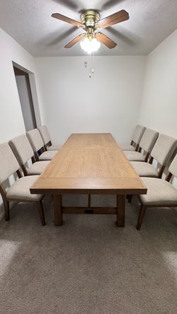 Graham dining Table  and 8 chairs