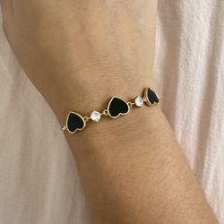 Gold And Black Bracelet 