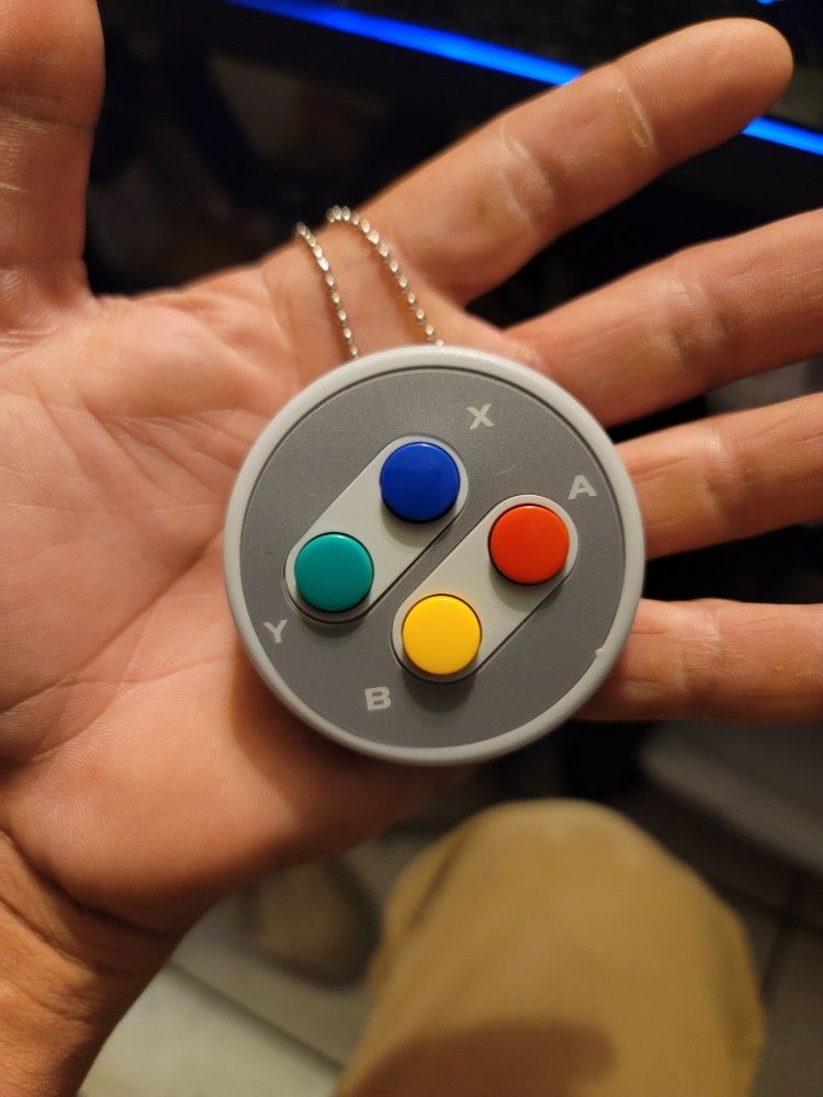 Super Nintendo Keychain