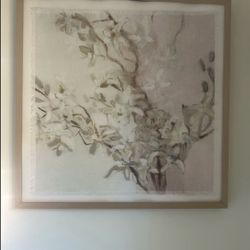 Walk Decor Painting With Wooden Frame - Like New!