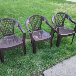  Earth Brown Polypropylene Stackable Chair

