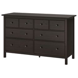 Hemnes IKEA Dresser (black/brown) 