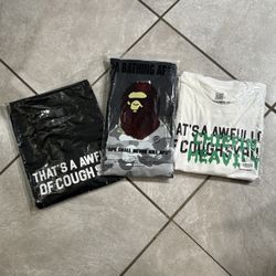 Bape And That’s A Awful Lot Of Cough Syrup Shits 