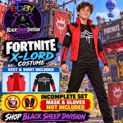 Fortnite X-Lord Youth Halloween Costume Size Large 12-14
