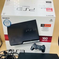 Ps3 With Box And Games