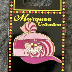 WDW / DLR Cheshire Cat Marquee Baseball cap hat - Disney pin LE 1500