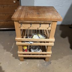 Kitchen Butcher Block Island 