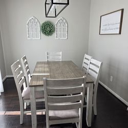 Dining Room Set with 6 Chairs