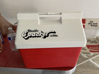 Thermos Six Packer Vintage Cooler