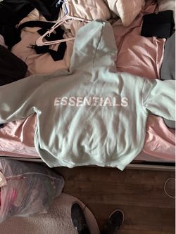 Essentials teal hoodie size medium/large