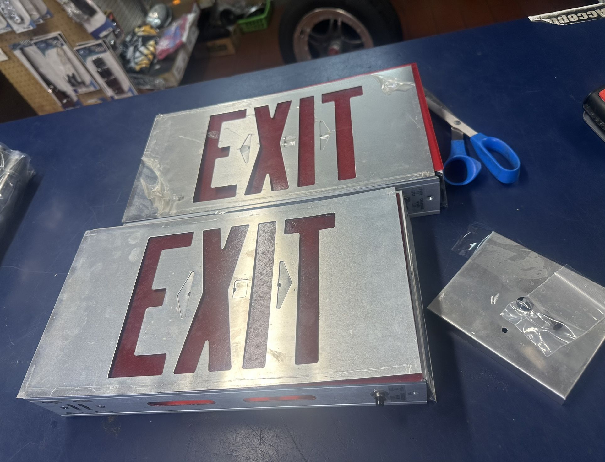2 Exit Signs Commercial/condos/apt