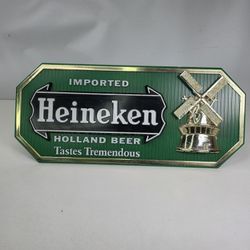 Heineken  Beer 3D Windmill Bar Sign • New Old Stock. Read Comments. 