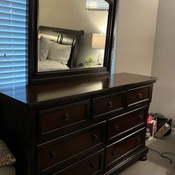 Dresser With The Mirror