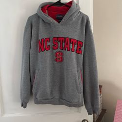 Nc State Gray Sweat Shirt Size L