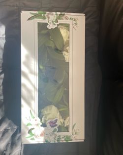 fake vine and flowers