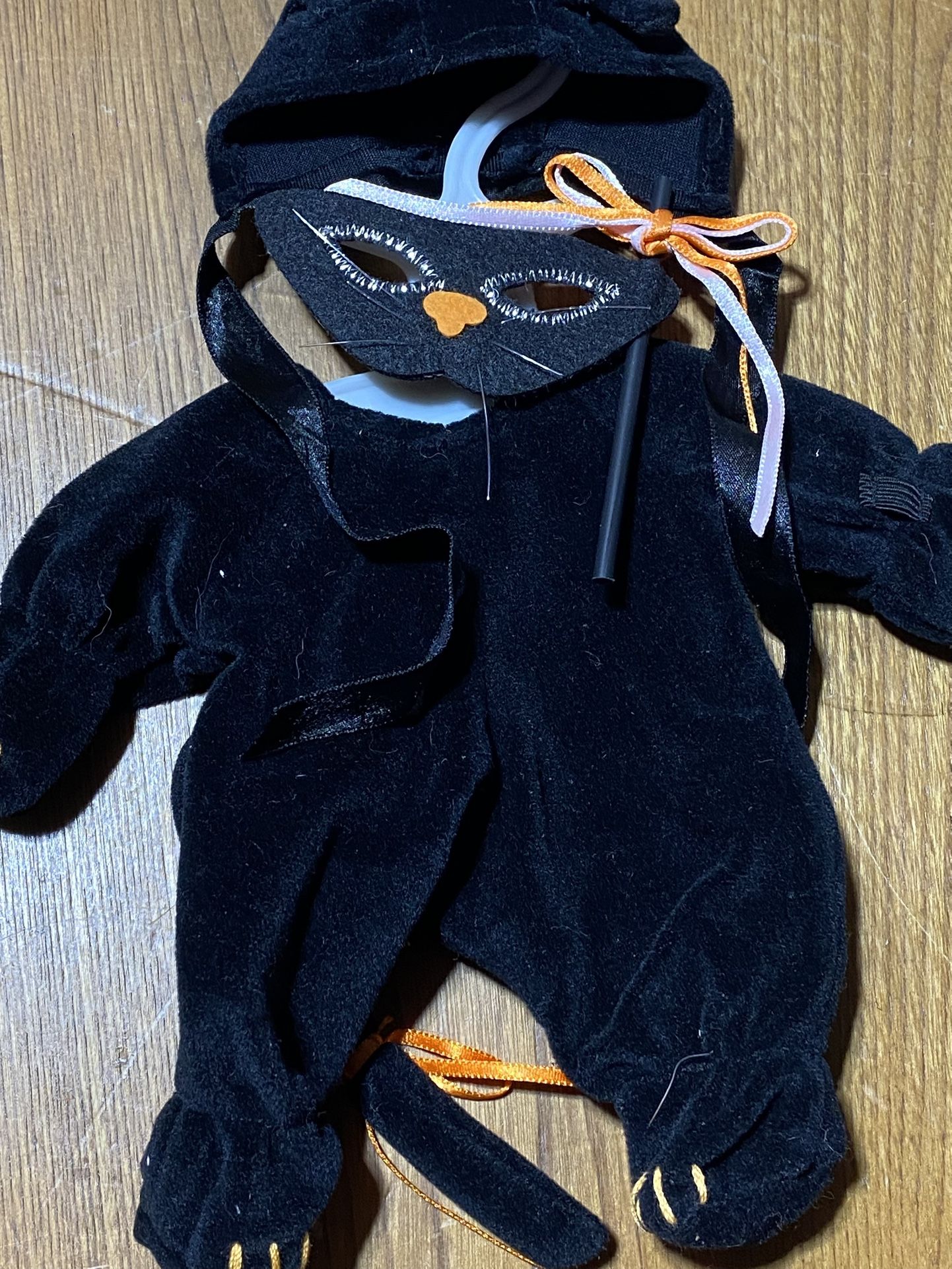 Vtg Muffy Vanderbear Black Cat Costume