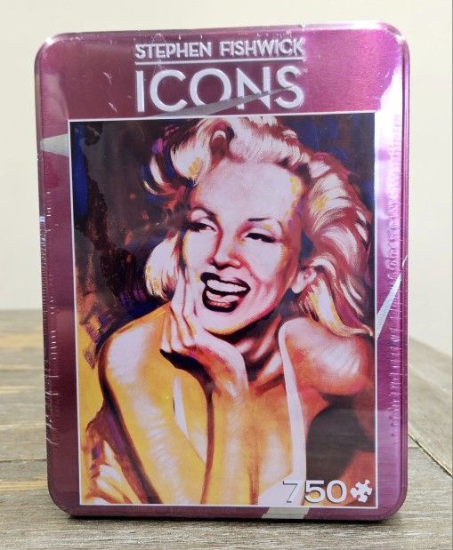 NIB Stephen Fishwick Icons 750 Piece Jigsaw Puzzle Marilyn Monroe