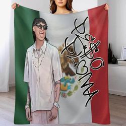 Peso Pluma Mexican Flaco Throw Blanket 
