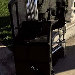 Makeup chair And Makeup Bag 