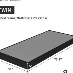 Twin box spring