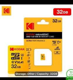 Kodak 32gb sd card