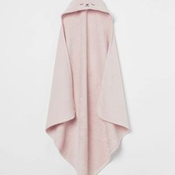 H&M Kid's Bath Towel -pink rabbit
