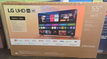 55UA77 55” Lg smart 4k led Uhd tv