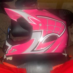 pink Spider Helmet