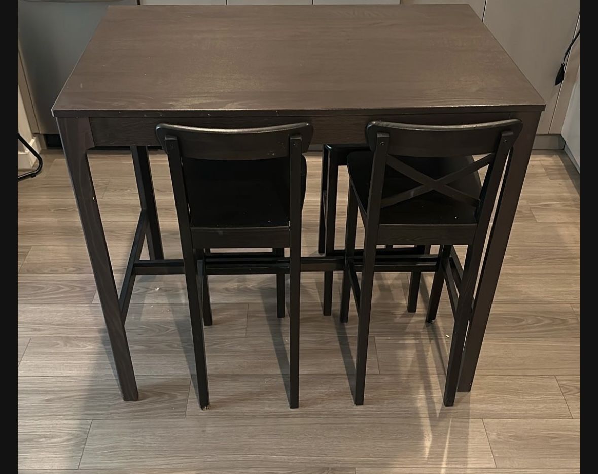 Coffee Brown Dinner Table
