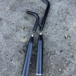 Harley Davidson Lowrider S Stock Exhaust 