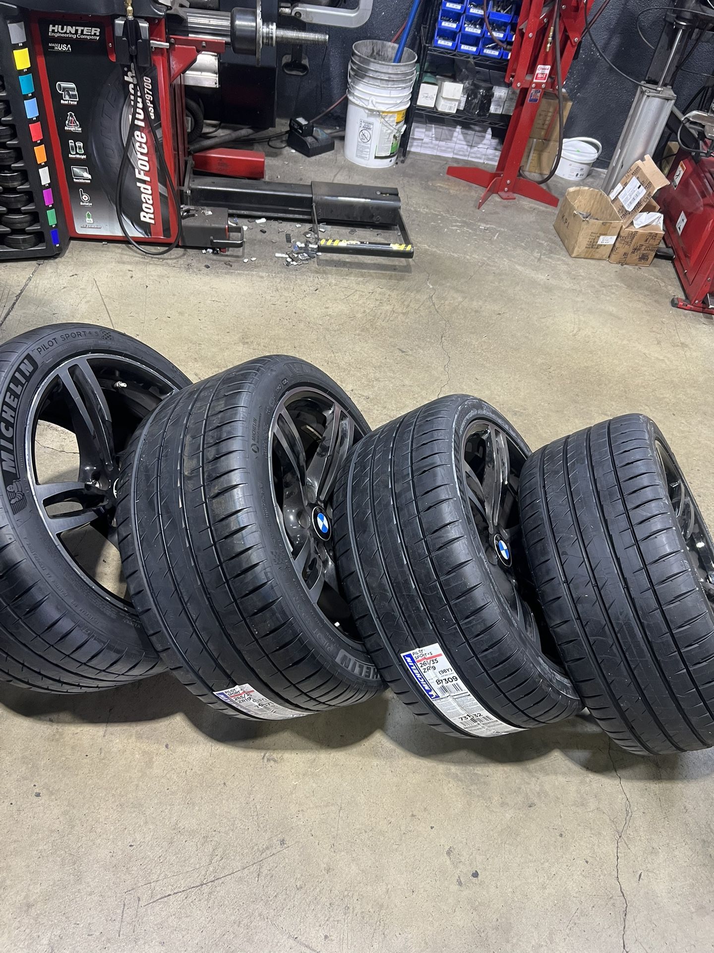 Oem Bmw 437m Wheels With Michelin Pilot Sport 4s