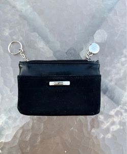 Easy Spirit Black Coin Purse with Keychain