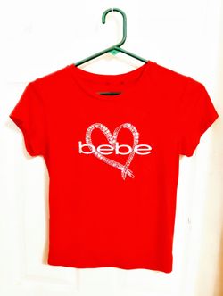 BEBE medium red shirt **NEW**