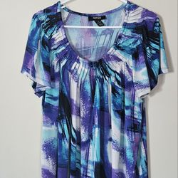 1x Womans Style & Co Short Sleeve Blouse