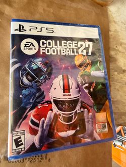 Ps5 disc version with ncaa 27