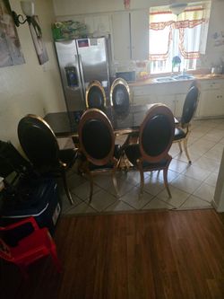 Couch and diner table