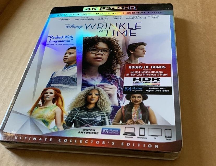 4k bluray disney wrinkle in time blu ray brand new 
