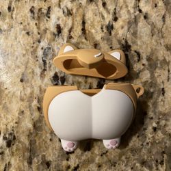 Pet Corgi Butt AirPod Silicone Case
