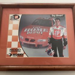 Tony Stewart Framed Picture 