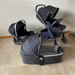 Nuna Mixx Stroller With Car Seat And Bassinet 
