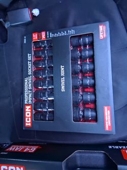 ICON 14-Piece 1/2" Drive SAE Impact Swivel Socket Set
