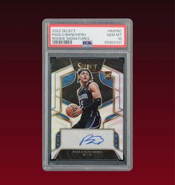 2022-23 Select Rookie Signatures Paolo Banchero #RS-PBC Silver Prizm /249 PSA 10