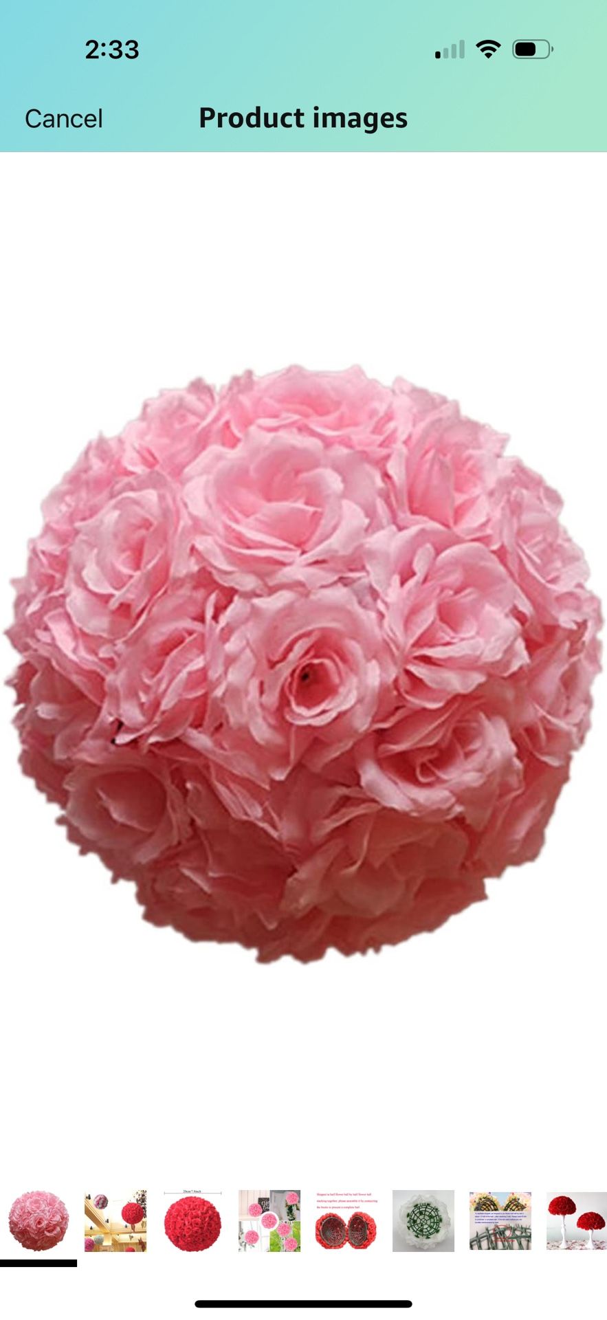 Artificial Flower Ball for Centerpieces Bridal Wedding Artificial Wedding Party Centerpieces Decoratio