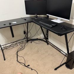 L shape desk