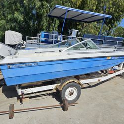 Chrysler Thunderbird boat price remote runs good with trailer