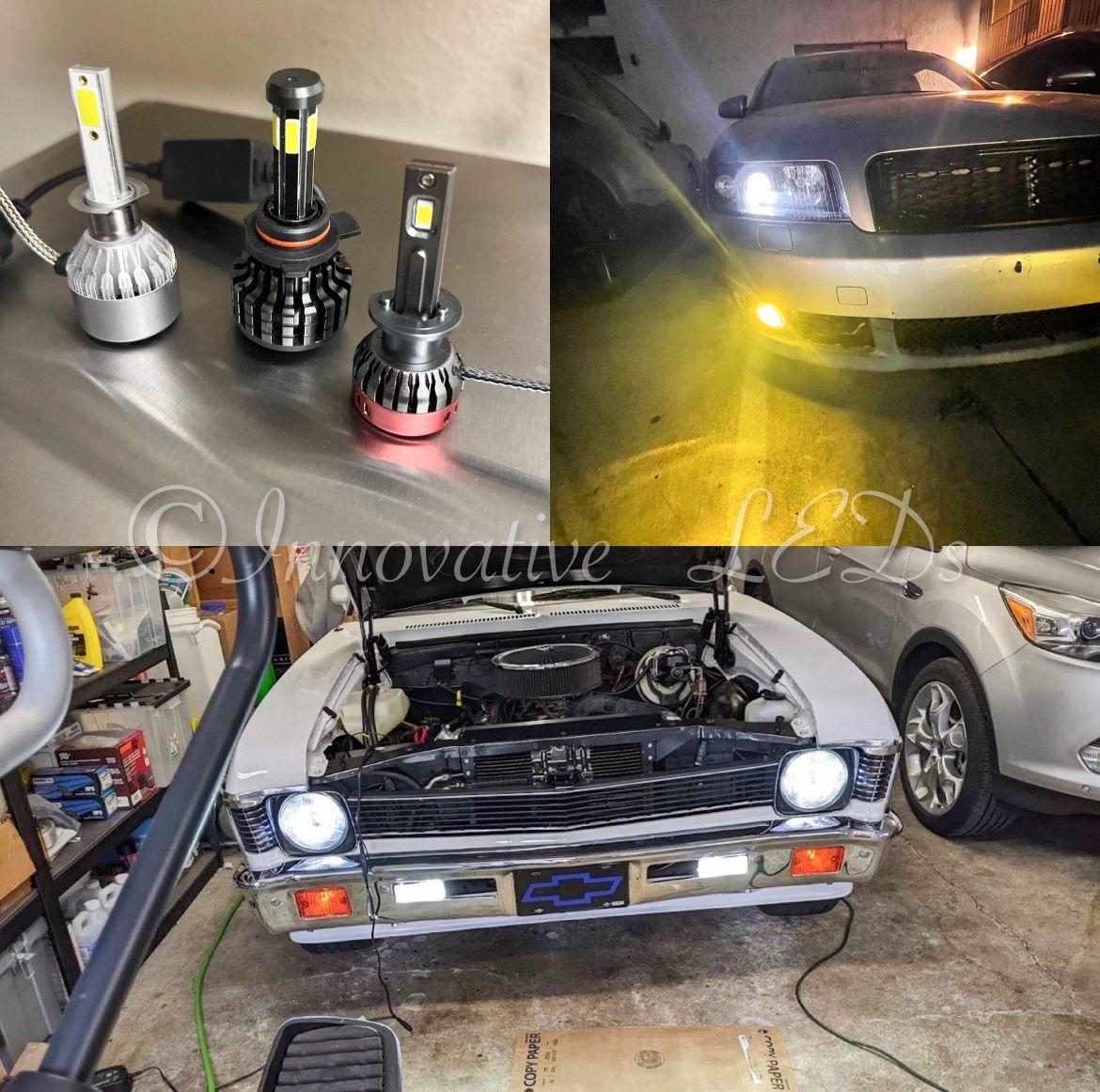 Led Headlight Bulbs Luces for headlight foglight interior